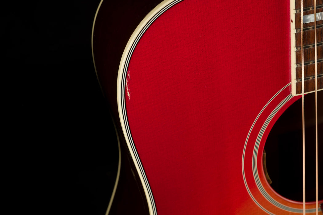 Pre Owned 2017 Gibson Custom Shop Late '60s Hummingbird Heritage Acoustic Guitar With OHSC