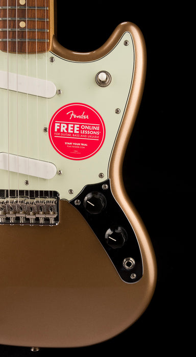 Used Fender Player Mustang Firemist Gold