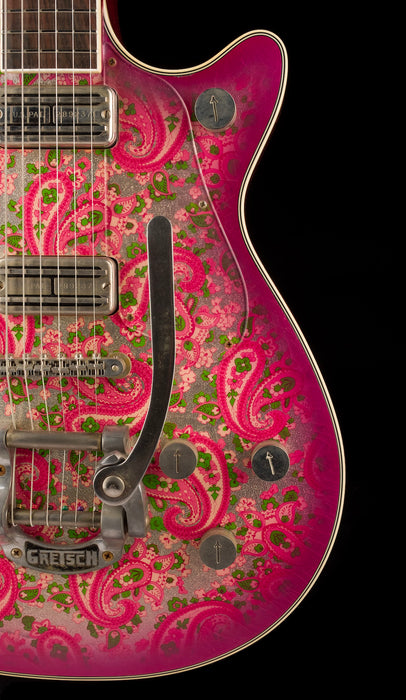 Gretsch Custom Shop Masterbuilt Stephen Stern G6128-JR Duo Jet Jr. Relic Pink Paisley With Case