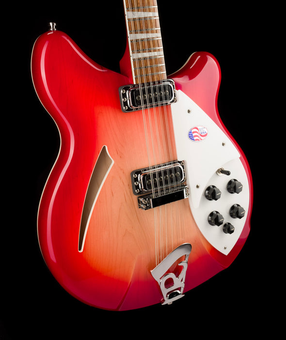 Rickenbacker 360/12 Fireglo Semi Hollow 12-String Electric Guitar with Case