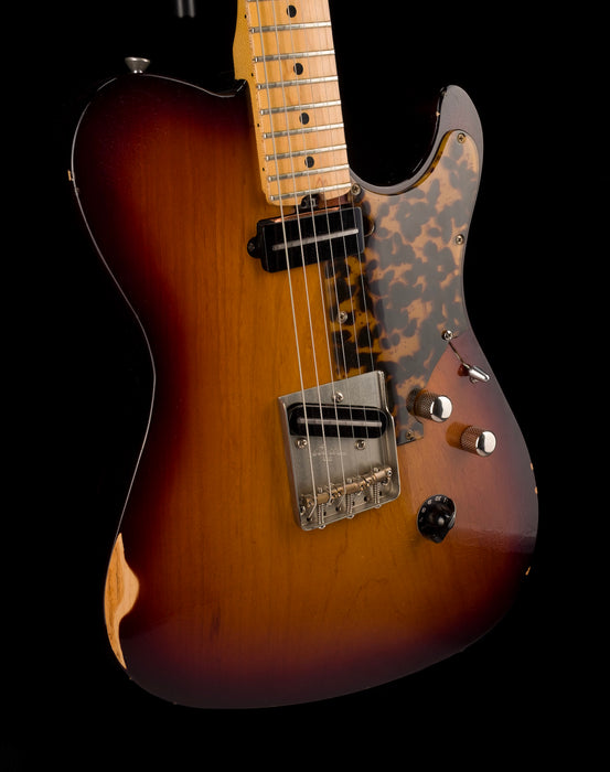 Asher T-Deluxe Tobacco Sunburst with Gig Gag