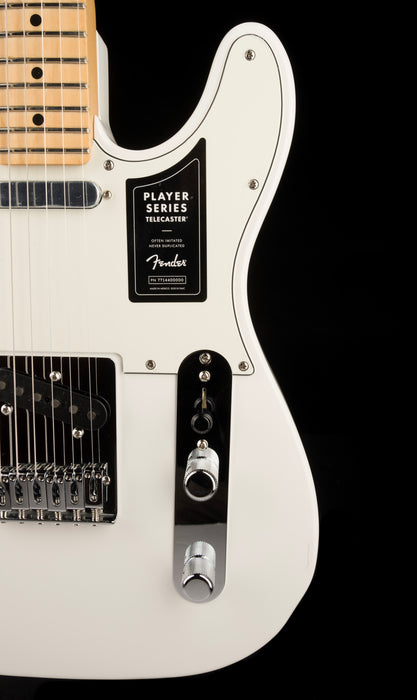 Used Demo Fender Player Series Telecaster Maple Fingerboard Polar White
