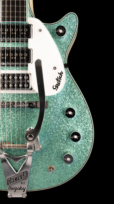 Pre-Owned Gretsch Custom Shop Masterbuilt Stephen Stern G6128CS-DC 1962 Triple Jet Turquoise Sparkle with OHSC