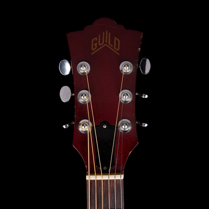 Vintage 1977 Guild D-25 Cherry Acoustic Guitar With OHSC
