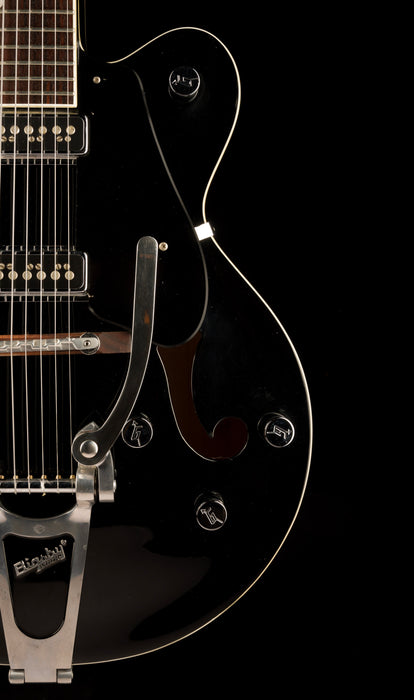 Pre Owned Gretsch G5125 Electromatic Hollowbody Electric Guitar Black With Case