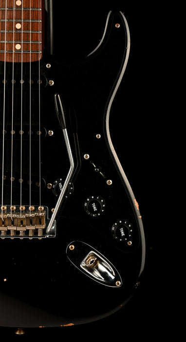 Pre Owned Fender Custom Shop 1957 Stratocaster Rosewood Neck Black With OHSC