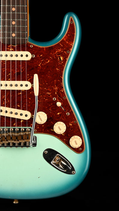 Fender Custom Shop 1962 Stratocaster Journeyman Relic Surf Blue Burst