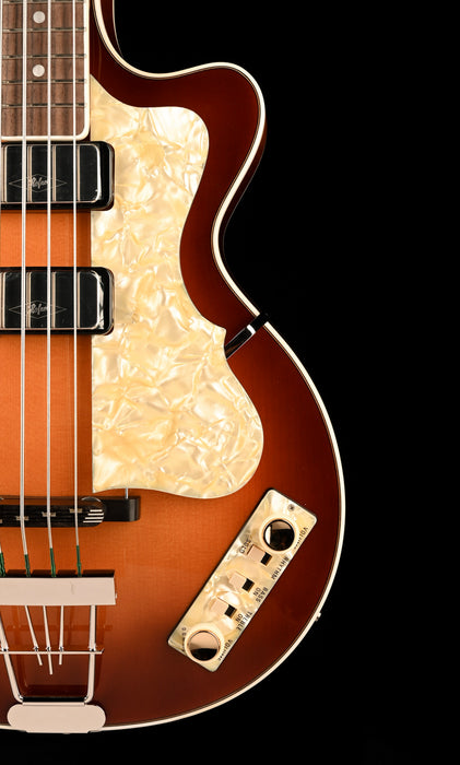 Hofner LTD Club Bass Dark Violin-Cavern Spacing with Vintage Case - H500/2-CV-O