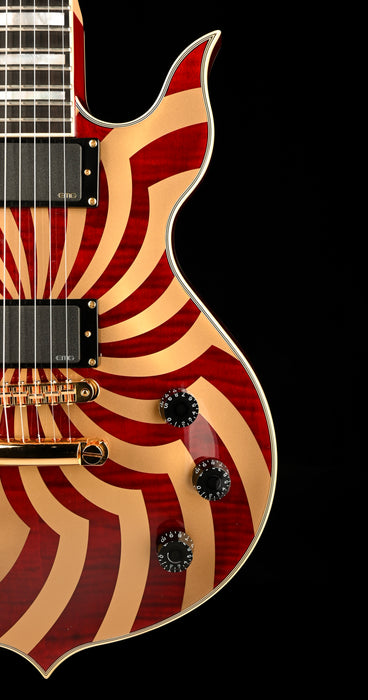 Used Wylde Audio Odin Grail Buzzsaw Crimson Gold with Gig Bag