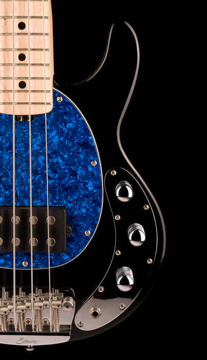 Pre Owned Ernie Ball Music Man Stingray Short Scale Bass Black With Gig Bag