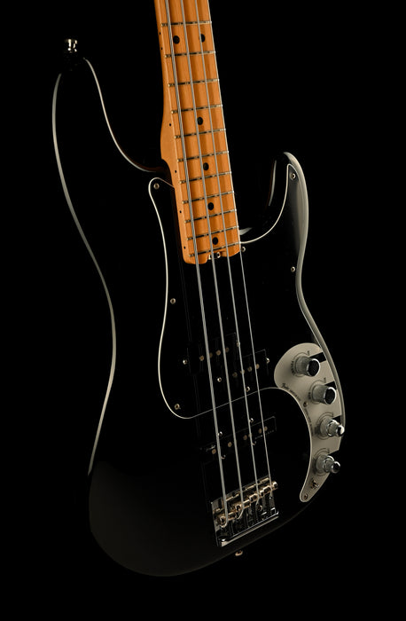 Pre Owned 2016 Fender American Elite Precision Bass Black With OHSC