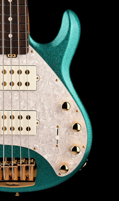 Ernie Ball Music Man StingRay Special 5 HH Bass Ocean Sparkle With Softshell Case