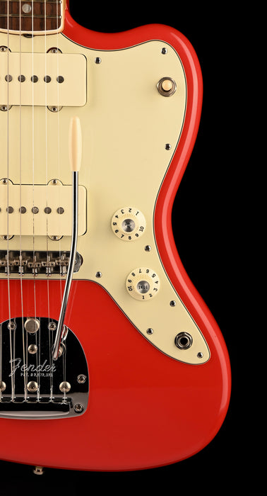 Pre Owned 2016 Fender American Design 1962 Vintage Reissue Jazzmaster Fiesta Red With OHSC