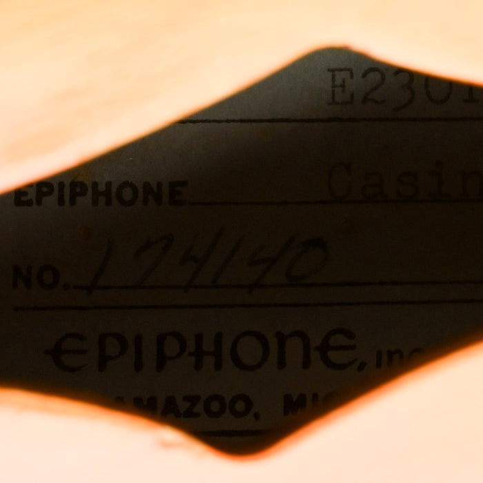 Vintage 1964 Epiphone Casino Sunburst With OHSC