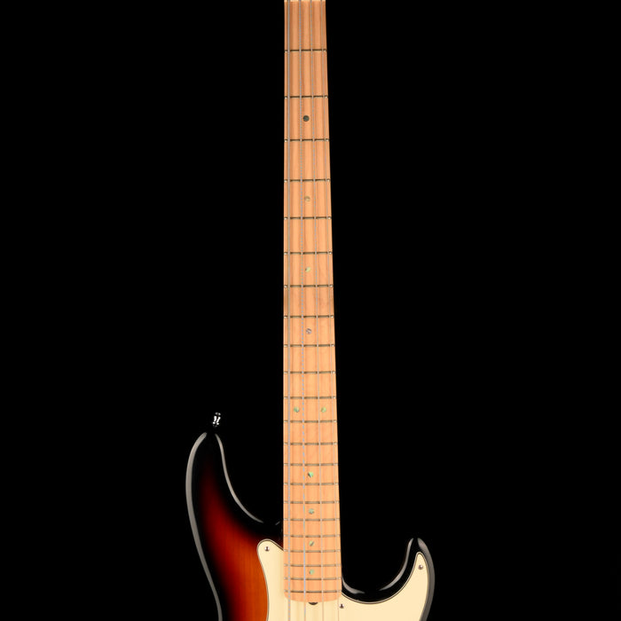 Pre Owned 2006 Fender American Deluxe Precision Bass 3-Color Sunburst With Case