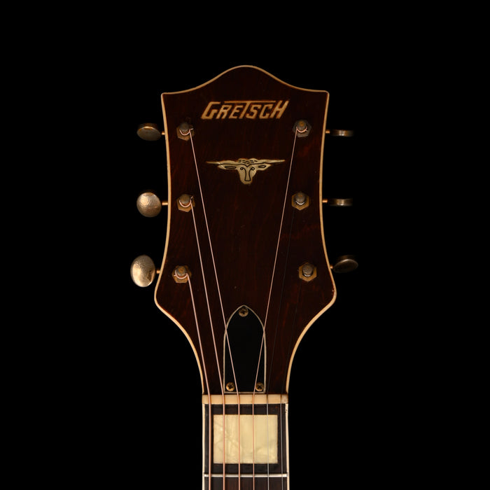 Vintage 1956 Gretsch G6022 Rancher Acoustic Guitar Orange Stain With OHSC