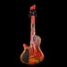 Mayones Cali4 Bass (17.5" Scale) Acid Trip  Custom Swirl With Case One of a Kind