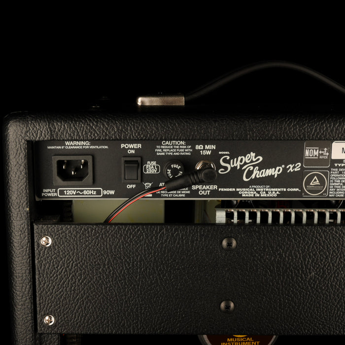 vPre Owned Fender Super Champ X2 15-Watt 6V6 Tube Guitar Amp Combo - #M1743825