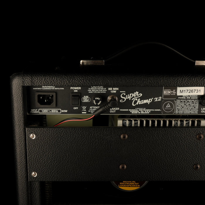 Pre Owned Fender Super Champ X2 15-Watt 6V6 Tube Guitar Amp Combo - #M1726731