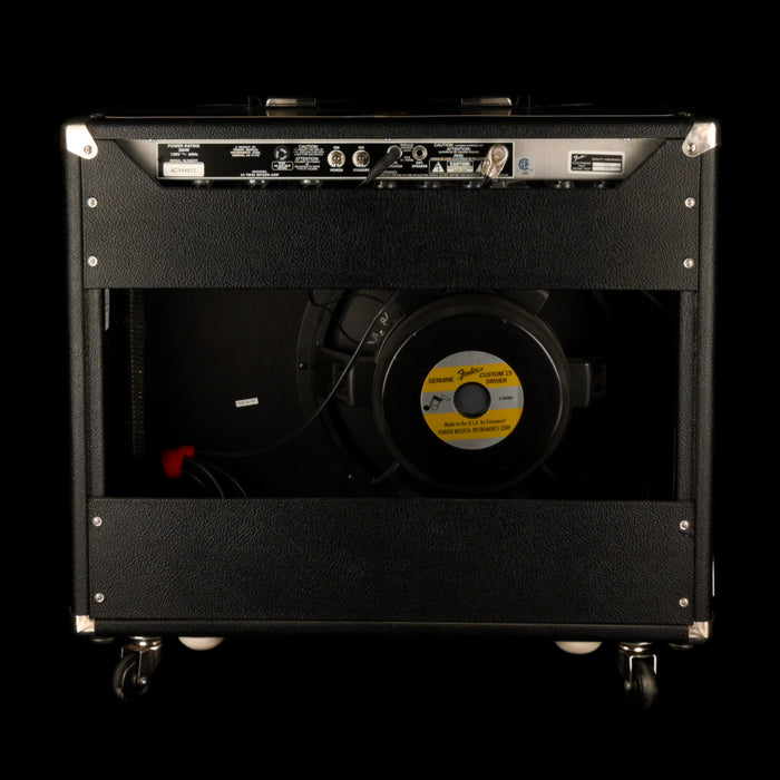 Pre Owned Fender 65 Twin Custom 15 Guitar Amp Combo With Footswitch And Cover