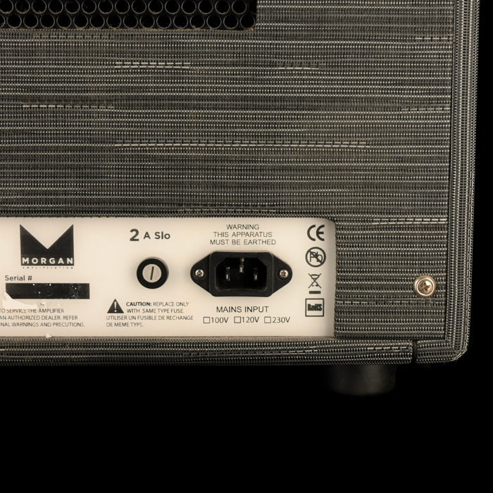 Pre Owned Morgan AC20 Guitar Amp Head With 1x12" Guitar Amp Cabinet Twilight