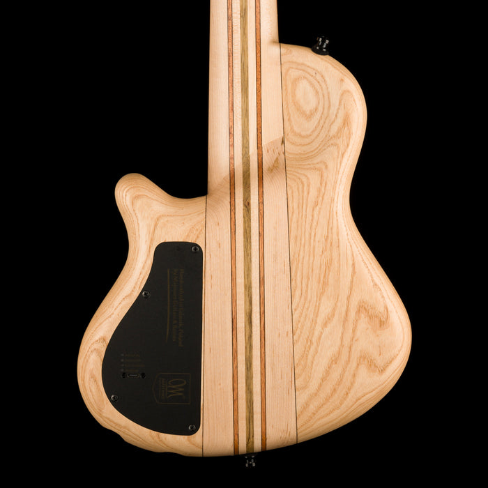 Mayones Cali4 17.5" Scale Bass Swamp Ash Body 3A Eye Poplar Top Custom Color Shinerburst