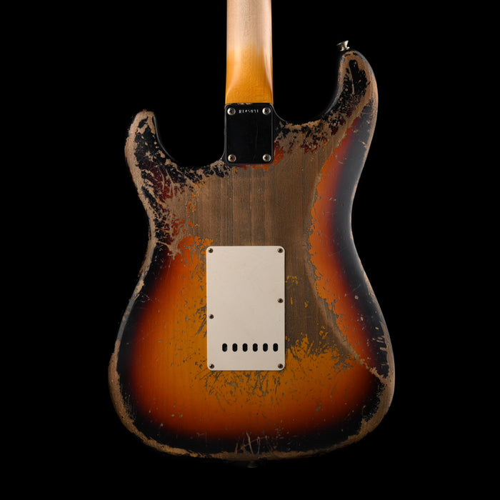 Fender Custom Shop Masterbuilt Jason Smith 1960 Stratocaster Ultimate Relic 3-Tone Sunburst With Case