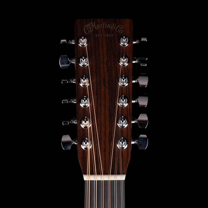 Used Martin HD12-28 Natural With Fishman Rare Earth Magnetic Pickup Acoustic Electric Guitar With OHSC