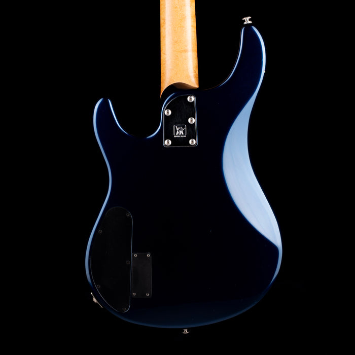 Pre Owned 1996 Ernie Ball Music Man Sterling 4 Bass Blue Pearl With Gig Bag