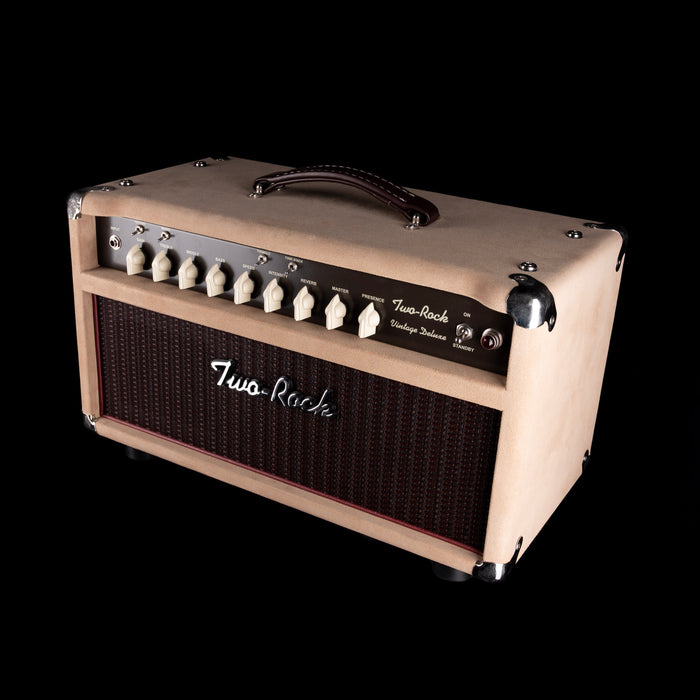 Used Two Rock Vintage Deluxe 40/20 Guitar Amp Head And 1x15" Cabinet Dogwood Suede