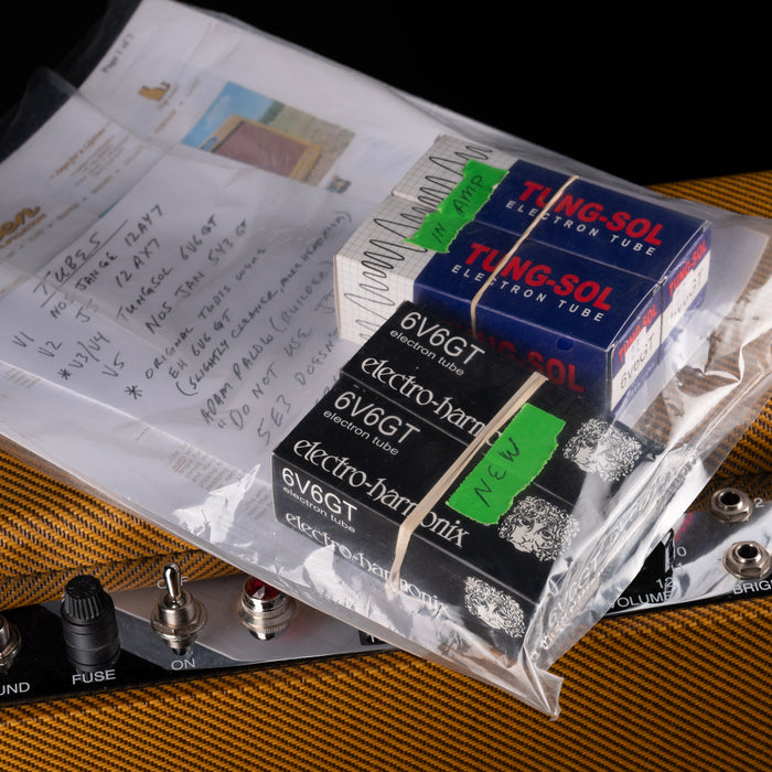 Pre Owned Tungsten Cortez 5E3 Circuit 12-Watt Tweed Guitar Amp Combo With Cover