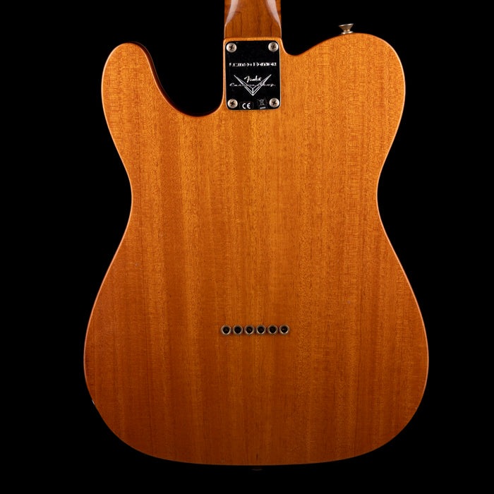 Fender Custom Shop Limited Edition P90 Mahogany Telecaster Journeyman Relic Ebony Transparent