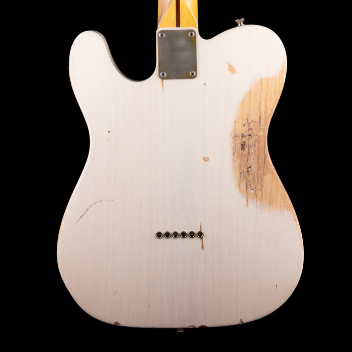 Pre Owned Nash T-52 Medium Aged Ash Mary Kay White Electric Guitar With OHSC