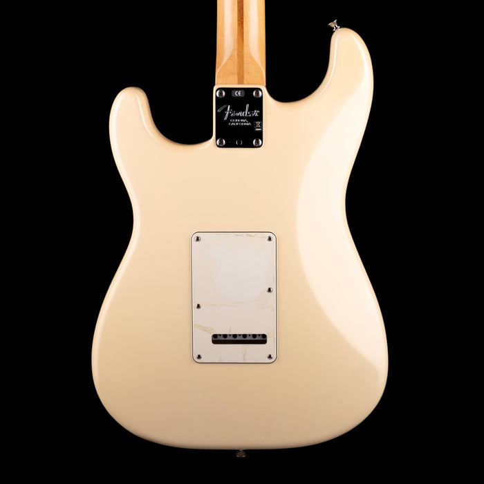 Pre Owned 2007 Fender American Standard Stratocaster Olympic White With OHSC