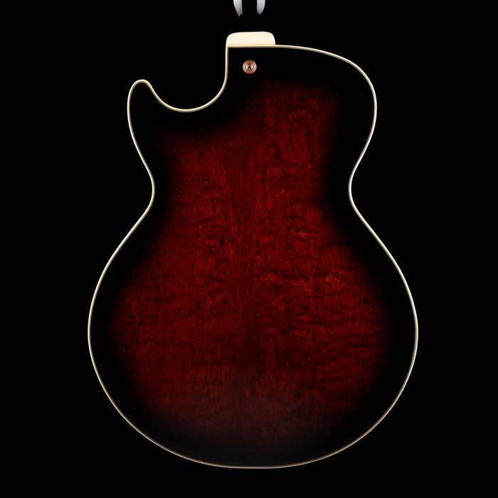 Pre Owned Ibanez Artcore AG95-DBS-12-04 Hollow Body Electric Guitar Dark Brown Sunburst with CAse