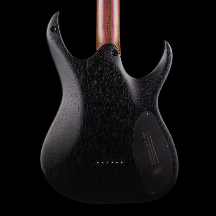 Mayones Duvell Elite 6 B27 Baritone Left Handed Black Limba Monolith Black Matte