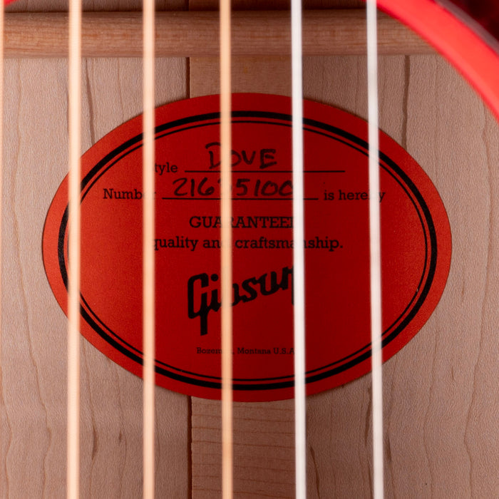 Gibson Dove Original Vintage Cherry Sunburst Acoustic Electric Guitar