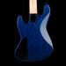 Pre Owned 2015 Bacchus Craft Standard JB5 5-String Bass Trans Inked Blue With Gig Bag