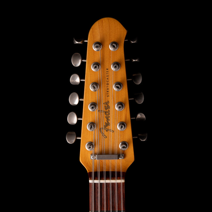 Pre Owned 1994 Fender Made in Japan Stratocaster XII 3-Color Sunburst 12-String Electric With Gig Bag