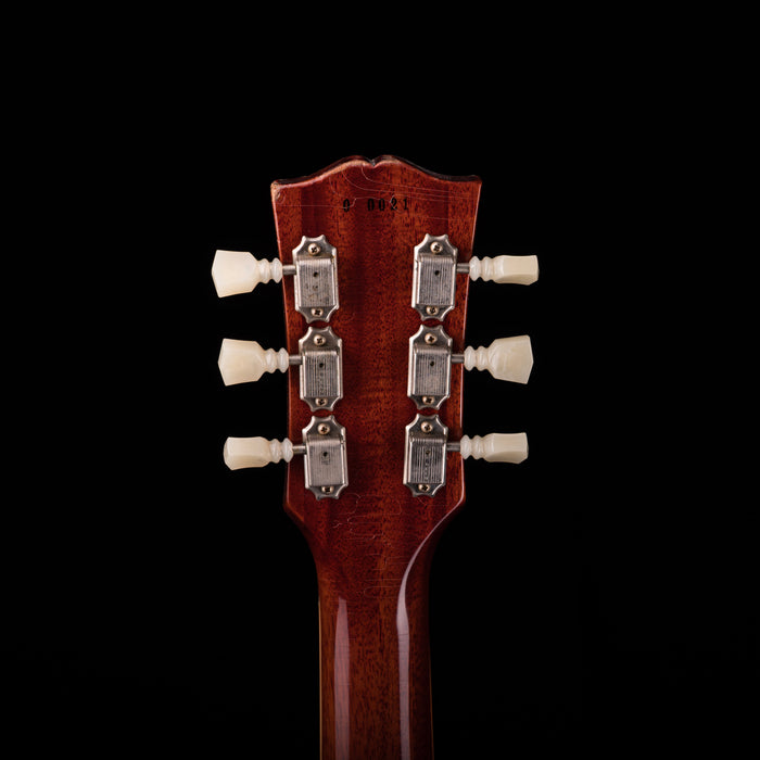 Pre Owned 2018 Gibson Custom Shop Tom Murphy Painted & Aged 1960 Les Paul Standard Reissue Dirty Lemon Burst With OHSC