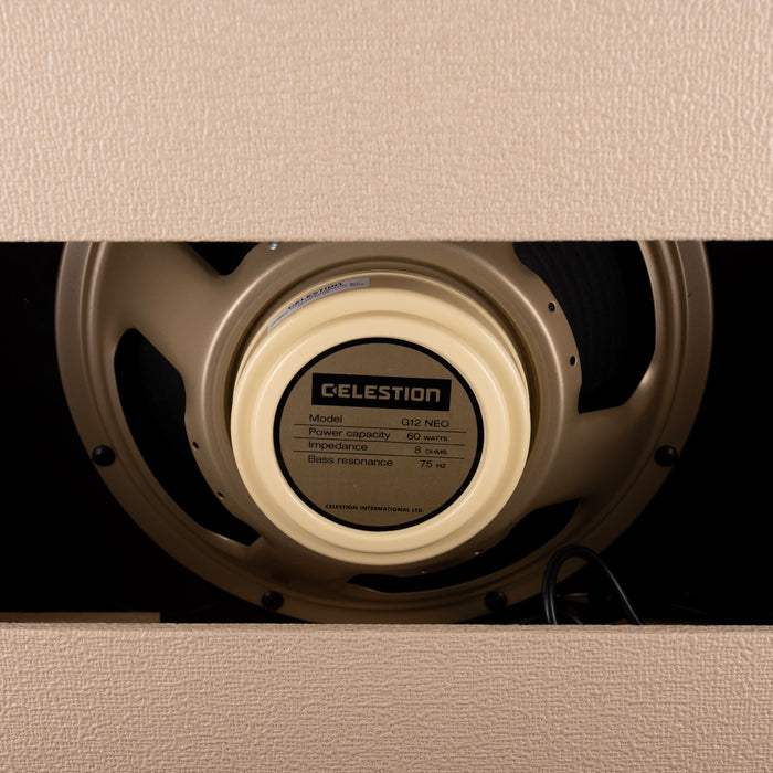 Used Fender Tone Master Deluxe Reverb Blonde Guitar Amp Combo With Cover