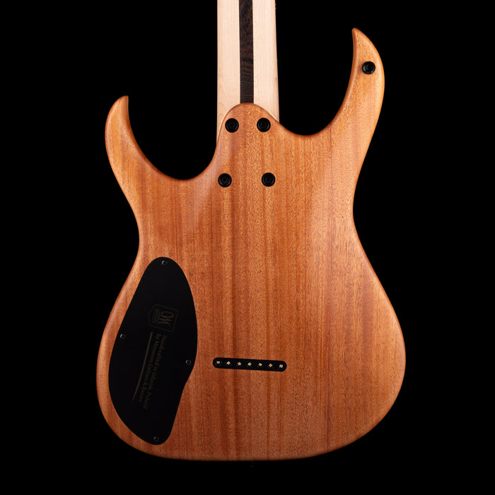 Mayones Duvell Elite 7 (26.5" Scale) Curly Poplar Top Lava Burst with Soft Case