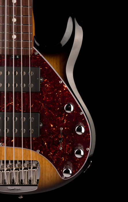 Ernie Ball Music Man StingRay Special 5 HH Bass Burnt Ends Roasted Maple With Case