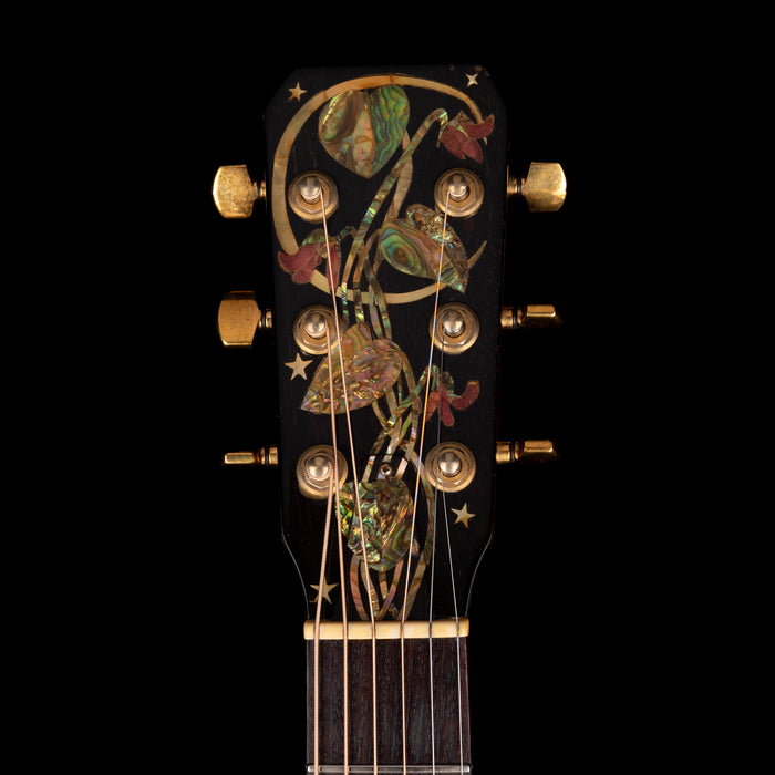 Pre-Owned Santo 1976 Dreadnaught Cutaway Electric Sunburst