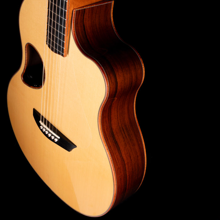 Pre Owned 2010 McPherson 3.5 in Madagascar Rosewood & Engelmann Spruce Natural With OHSC