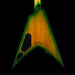Pre Owned 2023 Solar Guitars V2.6LB Flame Lime Burst Matte Electric Guitar With OHSC