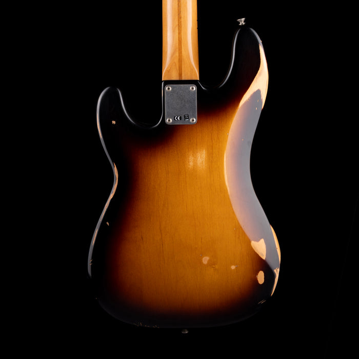 Used 2009 Fender Road Worn 50's Precision Bass 2-Tone Sunburst