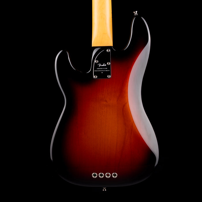 Used 2023 Fender American Pro II Precision Bass Sunburst With OHSC