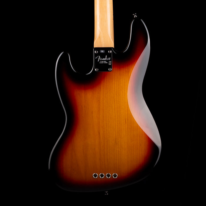 Used 2008 Fender American Standard Jazz Bass 3-Tone Sunburst With OHSC