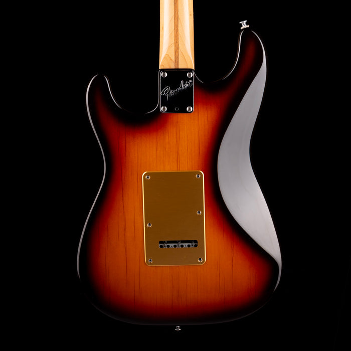 Pre Owned 1996 Fender 50th Anniversary Stratocaster Plus 3-Tone Brown Sunburst with Case